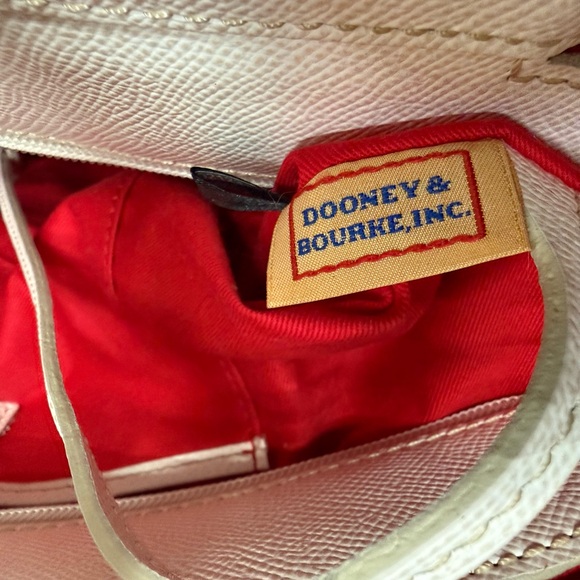 Dooney & Bourke Logo Lock Tote Bag in White - Picture 6 of 15